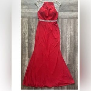 XL Red Long Dress for Prom, Bridesmaid or any event
